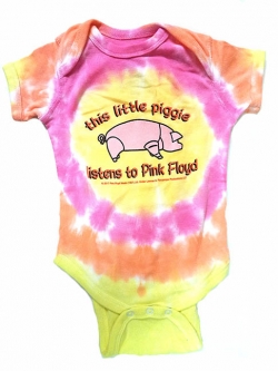 Pink Floyd This Little Piggie Tie Dye Onesie