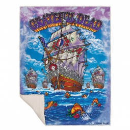 Grateful Dead Ship Of Fools Fleece Blanket