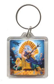 Grateful Dead Poseidon Jerry Key Chain