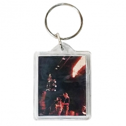 Grateful Dead Jerry & Bob On Stage Photo Key Chain