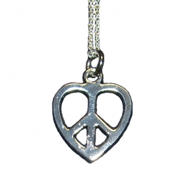 Peace Heart Necklace