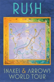 RUSH Snakes And Arrows World Tour Poster