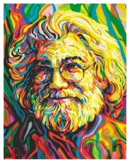 Grateful Dead Jerry Garcia Portrait Sticker