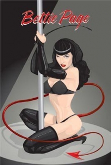 Bettie Page Pole Dancer