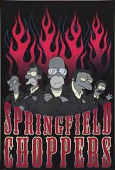 Simpsons Springfield Choppers Poster
