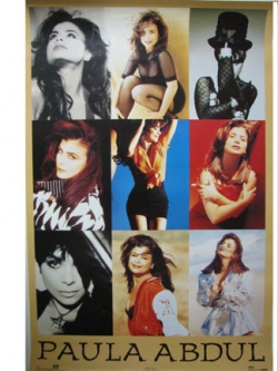 Paula Abdul Squares Poster