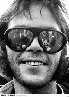 Neil Young Oakland 1974 Poster