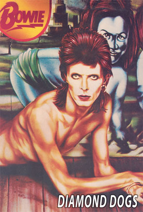 T-shirt David Bowie Diamond Dogs Poster - Unisexe, Couleurs Noir, Tailles S à 3XL - Neuf Avec étiquettes