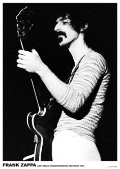 Frank Zappa Amsterdam 1970 Poster