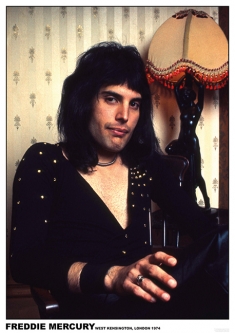 Queen Freddie Mercury Lamp Poster
