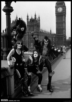 KISS London 1976 Poster