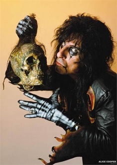 Alice Cooper Skull Poster