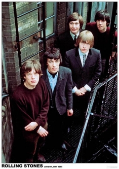 Rolling Stones London 1965 Poster
