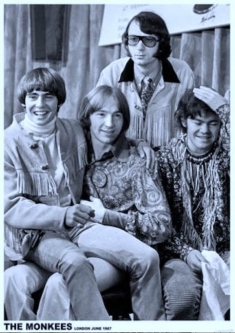 The Monkees London 1967 Poster