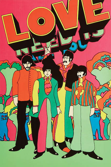 The Beatles All You Need Is Love Poster: Woodstock Trading Company