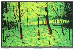 Summer Woods Black Light Poster