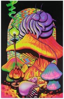 Alice Dreaming Black Light Poster