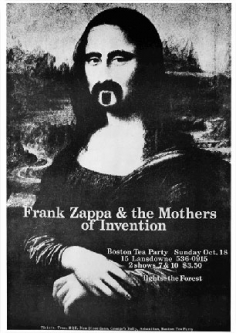 Frank Zappa Mona Lisa Poster