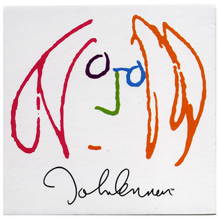 The Beatles John Lennon Self Portrait Magnet: Woodstock Trading