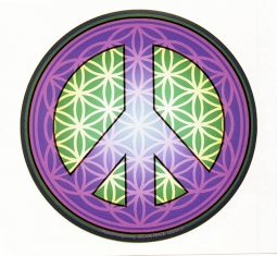 Flower Of Life Peace Bumper Sticker
