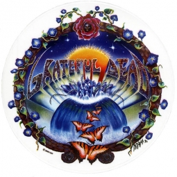 Grateful Dead Crystal Waterfall Double Sided Sticker