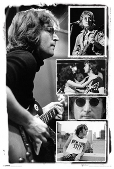 The Beatles John Lennon Collage Poster