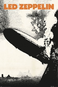 Led Zeppelin Exploding Blimp Poster