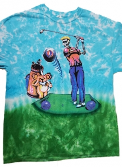 Grateful Dead Golfer Tie Dye Shirt
