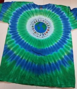 Grateful Dead Bears Flag Tie Dye Shirt