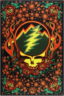 Grateful Dead Scarlet Fire Tapestry