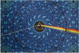Pink Floyd Dark Side Lyric Mini Tapestry