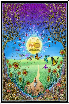 Woodstock 50th Anniversary Back To The Garden Mini Tapestry