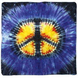 Peace Tie Dye Bandana